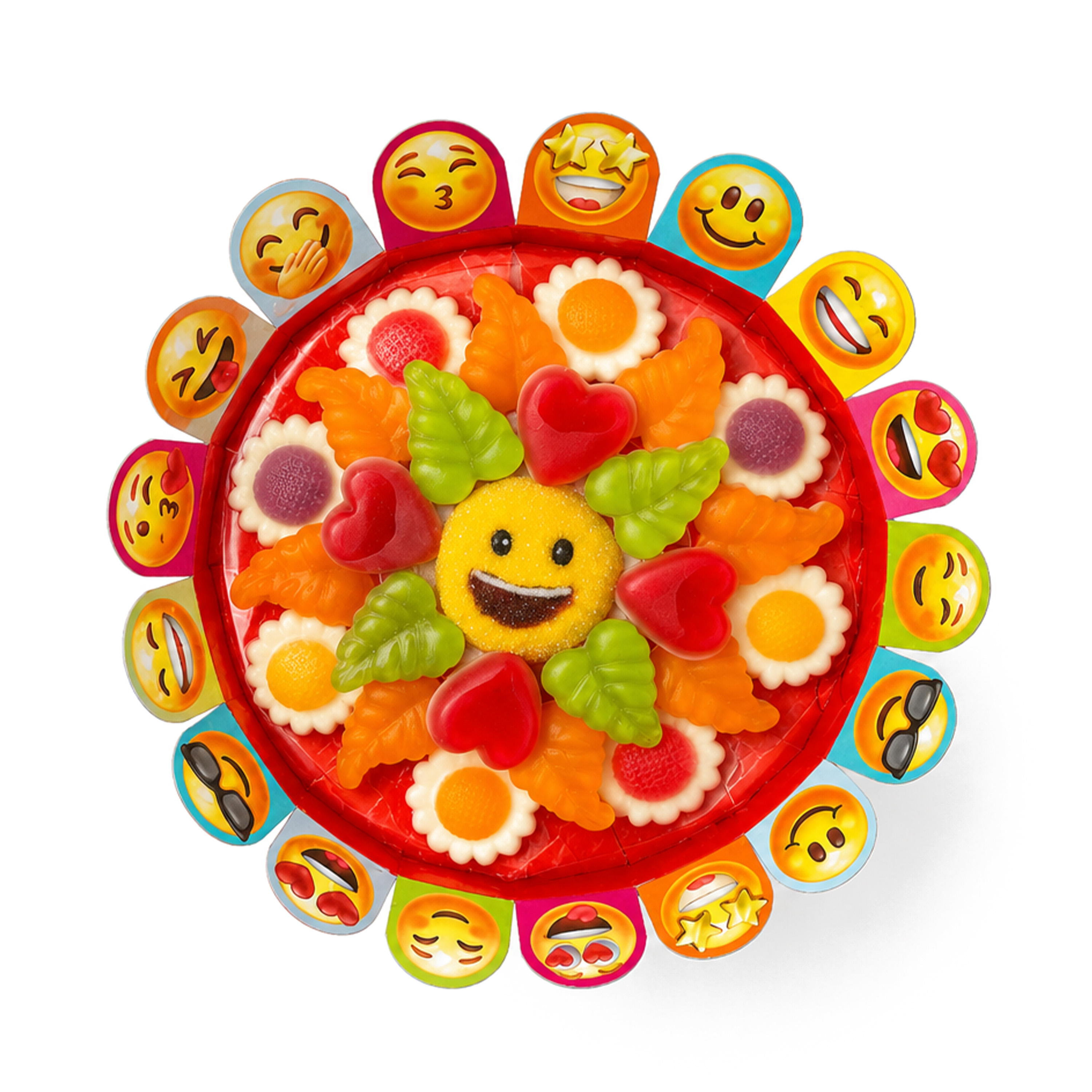 Candy boeket met Smiley marshmallow