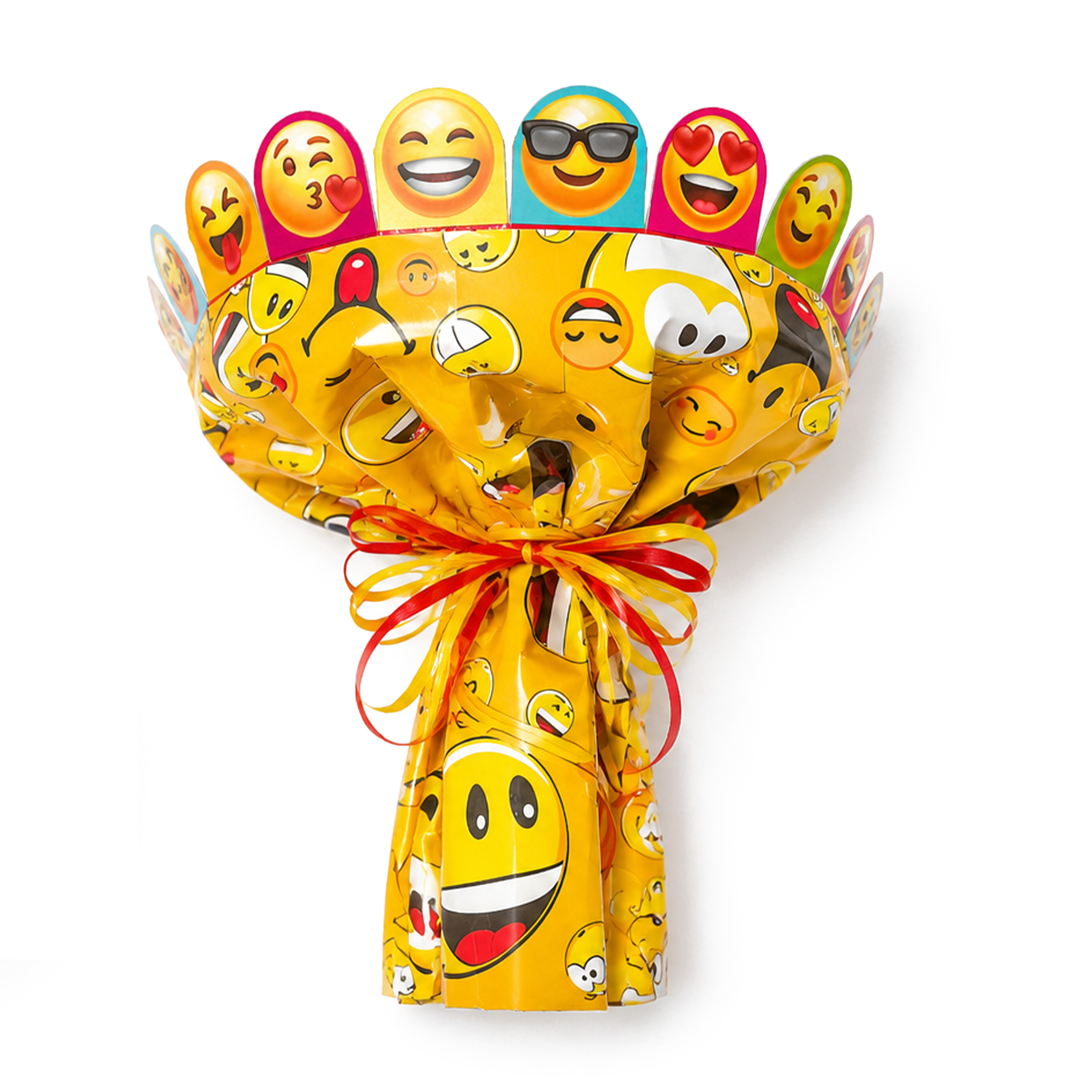 Candy boeket met Smiley marshmallow